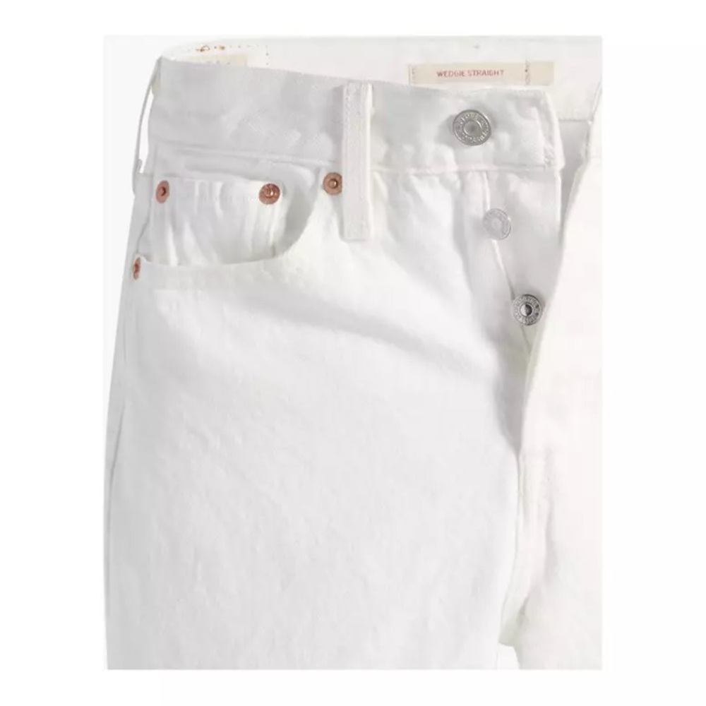 Levi’s Wedgie Straight Fit Women’s Jeans | White | 0 Short W25 L28 - Picture 2 of 7
